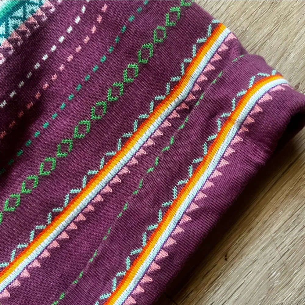 Vintage 60s 70s Pandora Scotchkin Stripe Collared Boho Eclectic Top - Picture 12 of 12